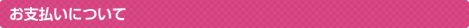 お支払いについて